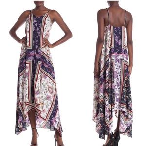 Nanette Lepore Floral Scarf Midi Maxi Dress